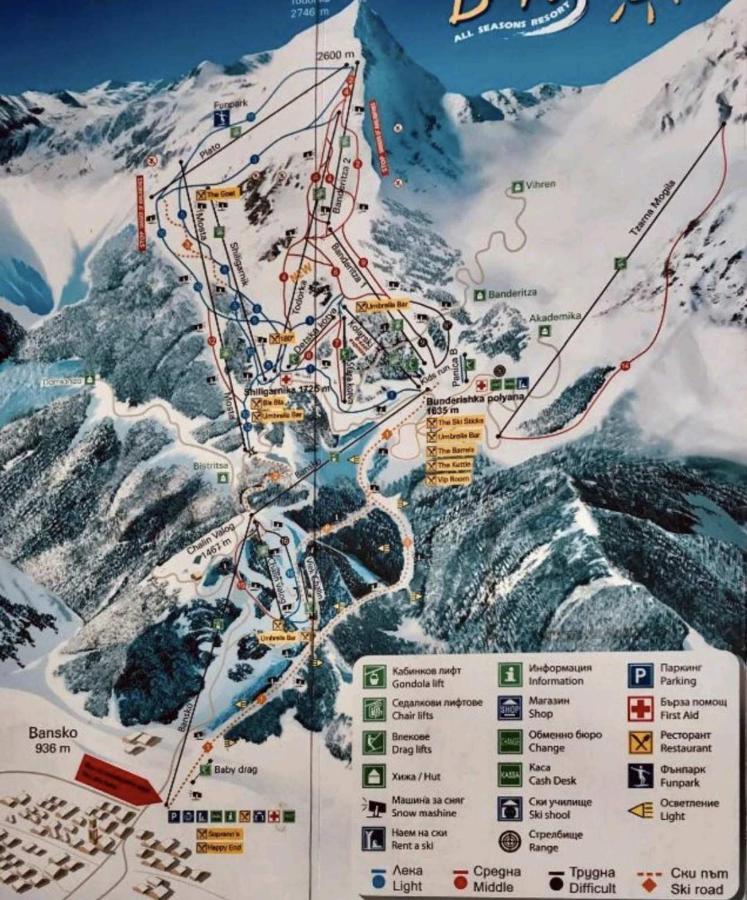 Simonen Apartments Near The Gondola Банско Екстериор снимка